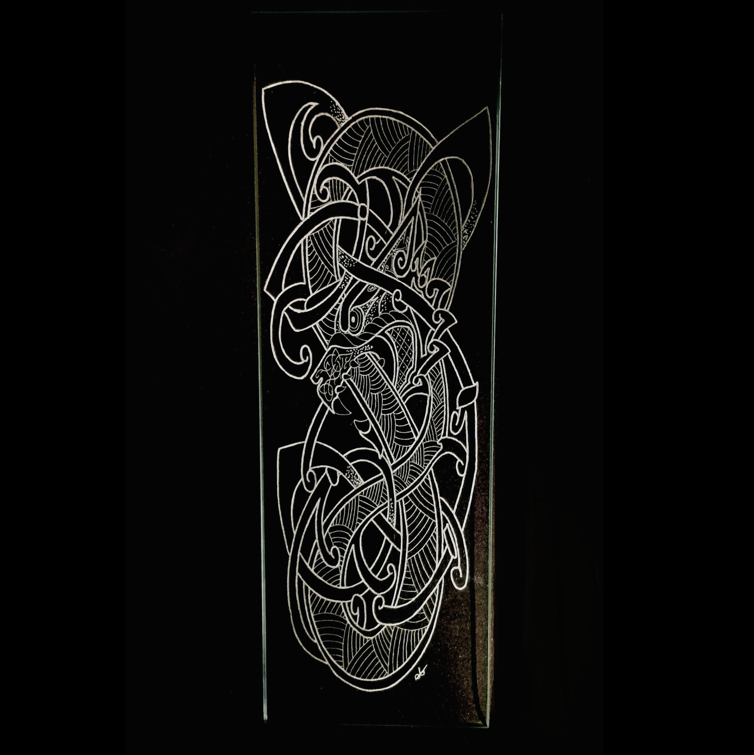 afdrijven Kietelen aspect Glasplaat - Jormungandr - Your Engravings