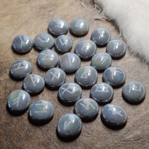 Grey Opalescent Rune Set