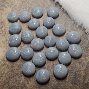 Grey Marble Rune Set